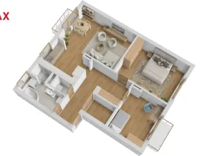 Prodej bytu 3+1, Vysoká nad Labem, 83 m2