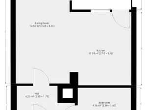 Pronájem bytu 1+kk, Praha - Kyje, Sicherova, 33 m2