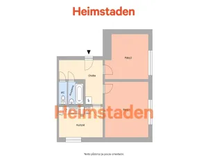 Pronájem bytu 2+1, Ostrava - Moravská Ostrava, Gajdošova, 56 m2
