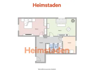 Pronájem bytu 2+1, Karviná - Nové Město, Dvořákova, 56 m2