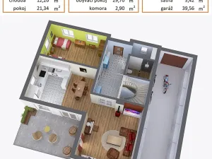 Prodej rodinného domu, Měšice, V lukách, 267 m2