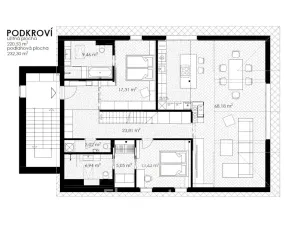 Pronájem bytu 5+kk, Hradec Králové, Heřmanova, 220 m2
