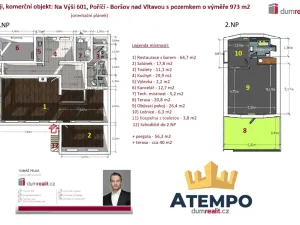 Prodej restaurace, Boršov nad Vltavou - Poříčí, Na Výši, 297 m2