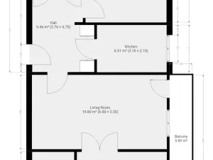 Pronájem bytu 3+1, Praha - Troja, Krosenská, 69 m2