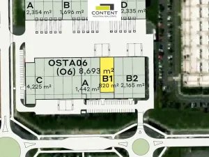Pronájem skladu, Ostrava - Hrabová, K Zyfu, 900 m2