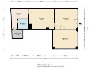 Prodej kanceláře, Brno, Mojmírovo náměstí, 65 m2