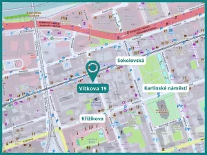 Pronájem obchodního prostoru, Praha - Karlín, Vítkova, 40 m2