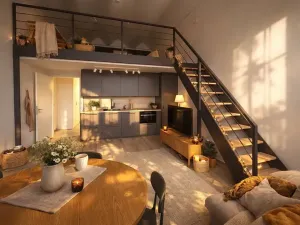 Pronájem bytu 2+kk, Praha - Vršovice, Kubánské náměstí, 55 m2