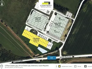 Pronájem skladu, Česká Lípa - Dobranov, 2800 m2