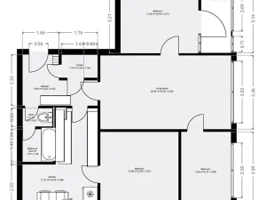 Pronájem bytu 4+1, Jindřichův Hradec, sídliště Vajgar, 74 m2