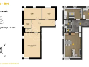 Pronájem bytu 3+kk, Beroun, U Židovského hřbitova, 67 m2