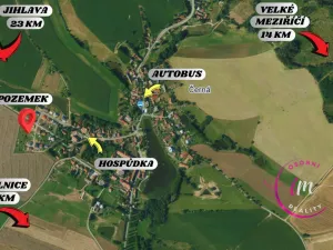 Pronájem komerčního pozemku, Černá, 450 m2