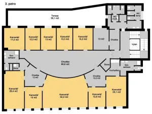 Pronájem kanceláře, Praha, Na příkopě, 460 m2