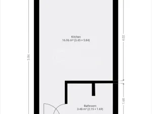 Pronájem bytu 1+kk, Klatovy - Klatovy III, Prusíkova, 19 m2