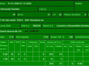 Prodej podílu lesa, Lesonice, 6189 m2