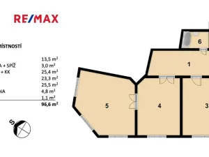 Prodej bytu 3+kk, Praha - Vinohrady, Boleslavská, 96 m2