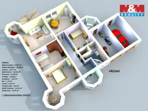 Prodej bytu 4+1, Praha, Dobrošovská, 117 m2