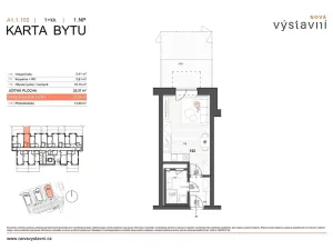 Prodej bytu 1+kk, Ostrava, Výstavní, 27 m2