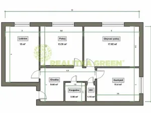 Prodej bytu 3+1, Zlín, Padělky VIII, 71 m2