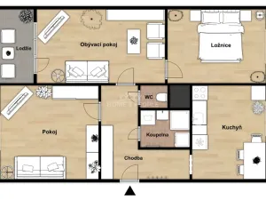 Prodej bytu 3+1, Jablonec nad Nisou - Mšeno nad Nisou, Mšenská, 72 m2