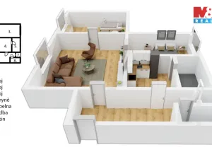 Prodej bytu 3+1, Dobruška, Javorová, 70 m2