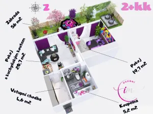 Prodej bytu 2+kk, Jihlava, Halasova, 50 m2