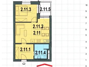 Prodej bytu 2+kk, Vrchlabí - Hořejší Vrchlabí, Horská, 46 m2