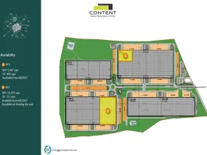 Pronájem výrobních prostor, Úžice, 5667 m2