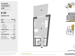 Prodej bytu 1+kk, Brno, Bratislavská, 45 m2