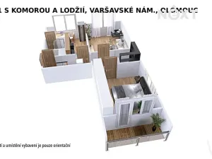 Prodej bytu 2+1, Olomouc, Varšavské nám., 56 m2