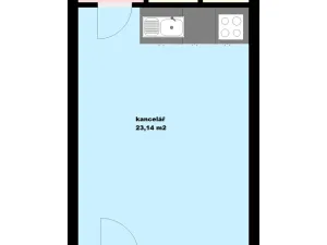 Pronájem kanceláře, Český Krumlov, Budějovická, 35 m2