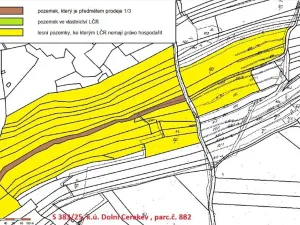 Prodej podílu lesa, Dolní Cerekev, 11817 m2