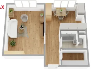 Pronájem bytu 1+1, Hradec Králové - Třebeš, Milady Horákové, 36 m2