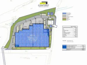 Pronájem skladu, Kozomín, 7600 m2