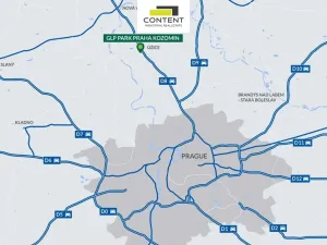 Pronájem skladu, Kozomín, 7600 m2