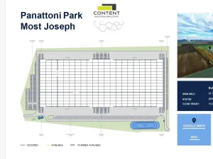 Pronájem skladu, Most, Kabátnická, 48500 m2