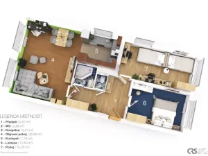 Prodej bytu 3+1, Kladno - Kročehlavy, Litevská, 76 m2