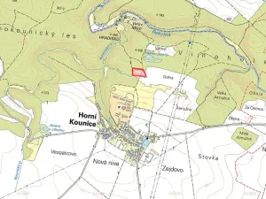 Prodej pole, Horní Kounice, 15421 m2