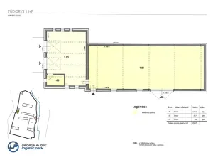 Pronájem skladu, Ostrov, 214 m2