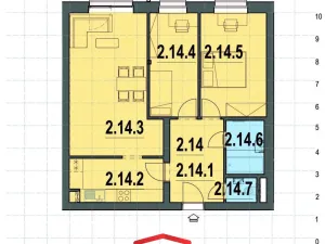 Prodej bytu 3+1, Vrchlabí - Hořejší Vrchlabí, Horská, 73 m2