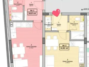 Prodej bytu 1+kk, Nesebar, Bulharsko, 37 m2