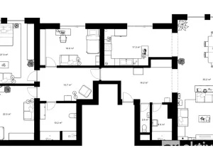 Pronájem bytu 4+kk, Praha - Vinohrady, Perucká, 180 m2