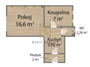 Pronájem bytu 1+1, Železná Ruda - Špičák, 32 m2