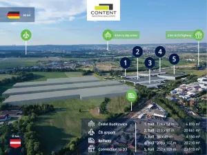 Pronájem výrobních prostor, České Budějovice - České Budějovice 7, Stradonická, 6810 m2