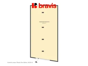 Pronájem obchodního prostoru, Brno, Řípská, 246 m2