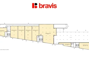 Pronájem obchodního prostoru, Brno, Řípská, 217 m2