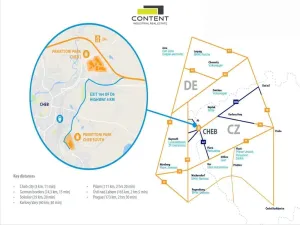 Pronájem výrobních prostor, Cheb, Podhradská, 11310 m2