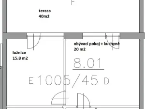 Pronájem bytu 2+kk, Brno, Lidická, 58 m2