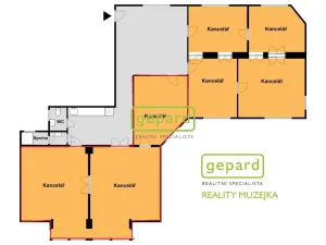 Pronájem kanceláře, Brno - Veveří, Moravské náměstí, 87 m2