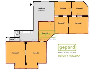 Pronájem kanceláře, Brno - Veveří, Moravské náměstí, 126 m2